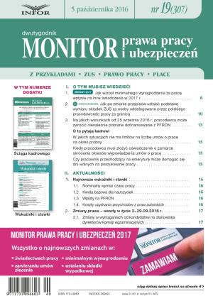 Monitor Prawa Pracy i Ubezpieczeń