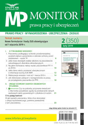 Monitor Prawa Pracy i Ubezpieczeń