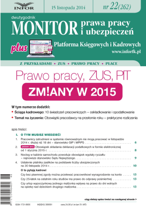 Monitor Prawa Pracy i Ubezpieczeń