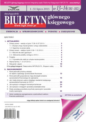 Biuletyn Głównego Księgowego