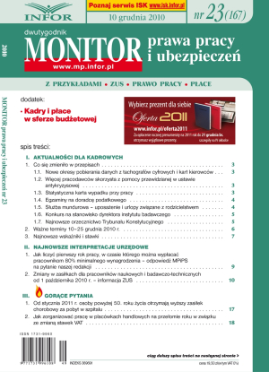 Monitor Prawa Pracy i Ubezpieczeń