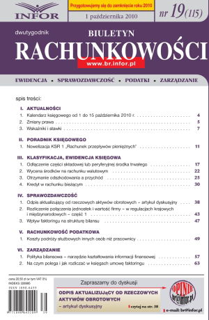 Biuletyn Rachunkowości