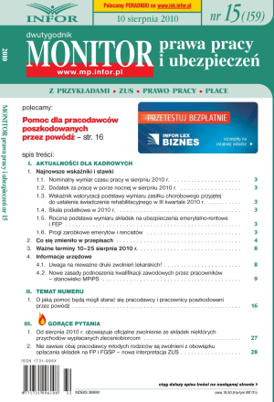 Monitor Prawa Pracy i Ubezpieczeń