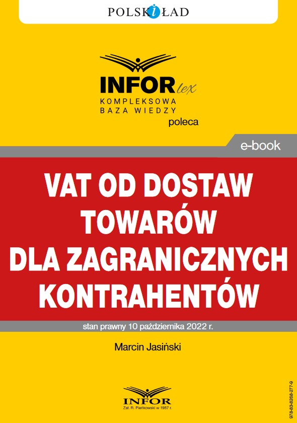 VAT od dostaw towarów dla zagranicznych kontrahentów