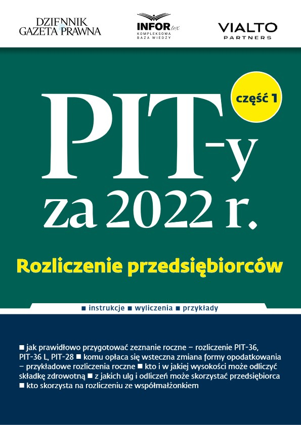 PIT-y za 2022 r. Rozliczenie przedsiębiorców