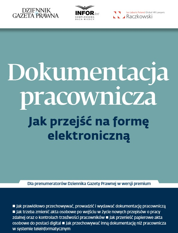 Dokumentacja pracownicza. Jak przejść na formę elektroniczną