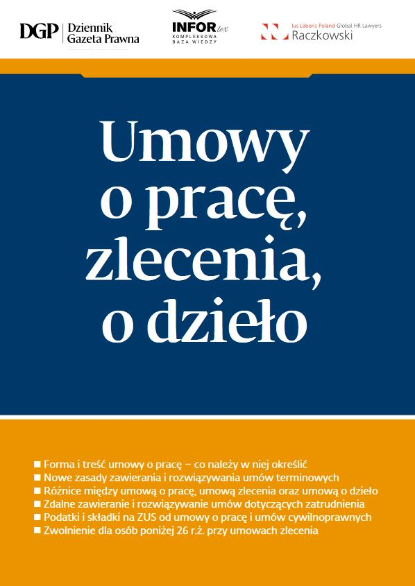 Umowy o pracę, zlecenia, o dzieło