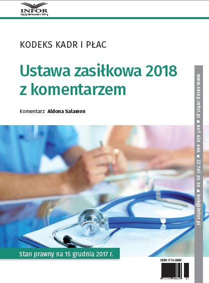 Ustawa zasiłkowa 2018 z komentarzem
