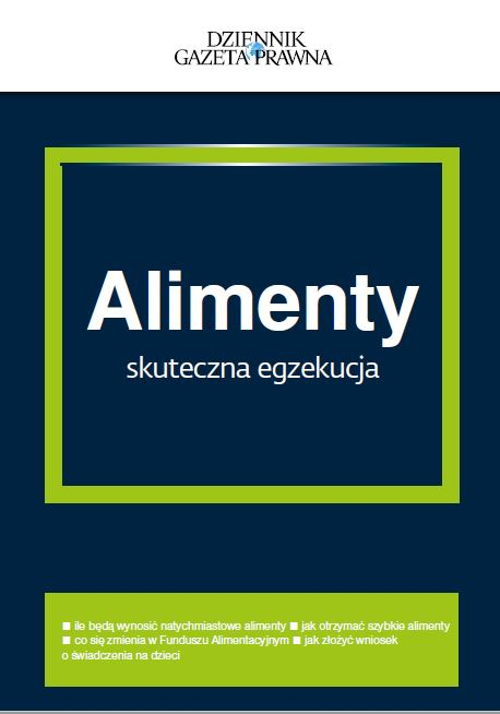 Alimenty. Skuteczna egzekucja