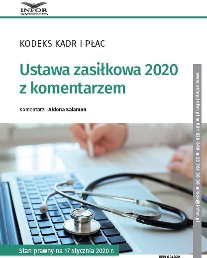 Ustawa zasiłkowa 2020 z komentarzem
