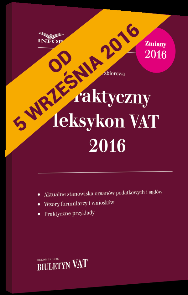 Praktyczny leksykon VAT 2016